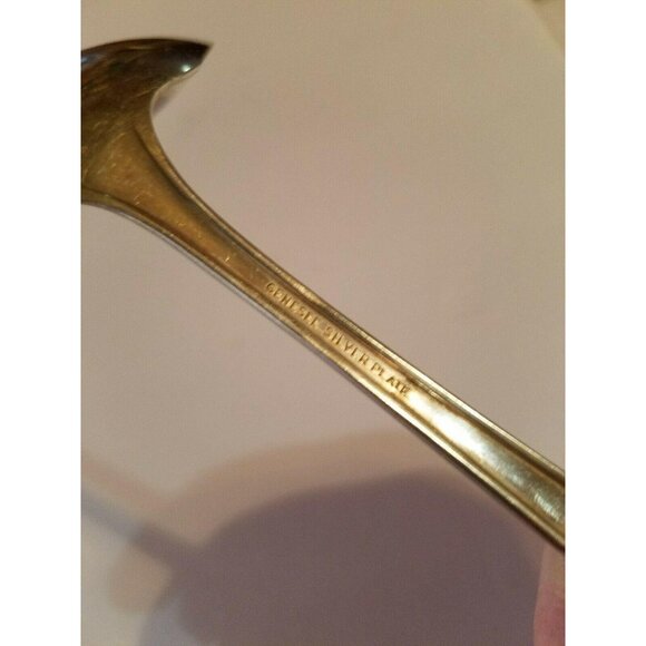 Genesee Silverplated Flatware Gravy Sauce Ladle 7"  SENATE - Picture 5 of 5